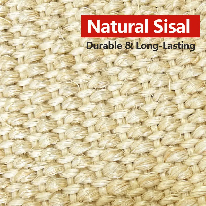 Durable Natural Sisal Cat Scratch Pads for Wall and Sofa - Versatile Claw Grinding Accessories for All Cat Breeds