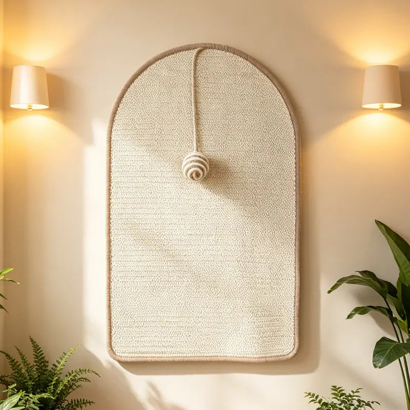 Durable Natural Sisal Cat Scratch Pads for Wall and Sofa - Versatile Claw Grinding Accessories for All Cat Breeds